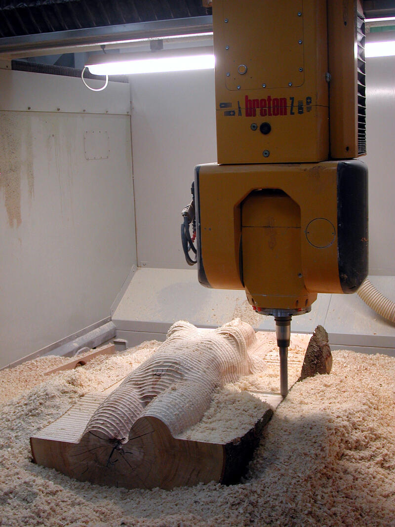 Torso aus Holz – vom 3D-Scan zur Skulptur – Traumobjekte