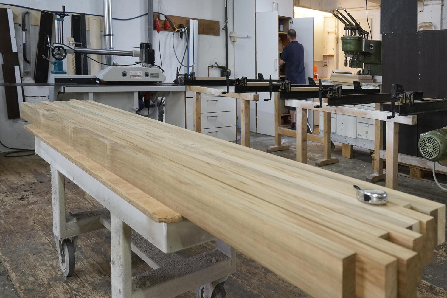Making of Terrassentisch aus Burmateak – Traumobjekte