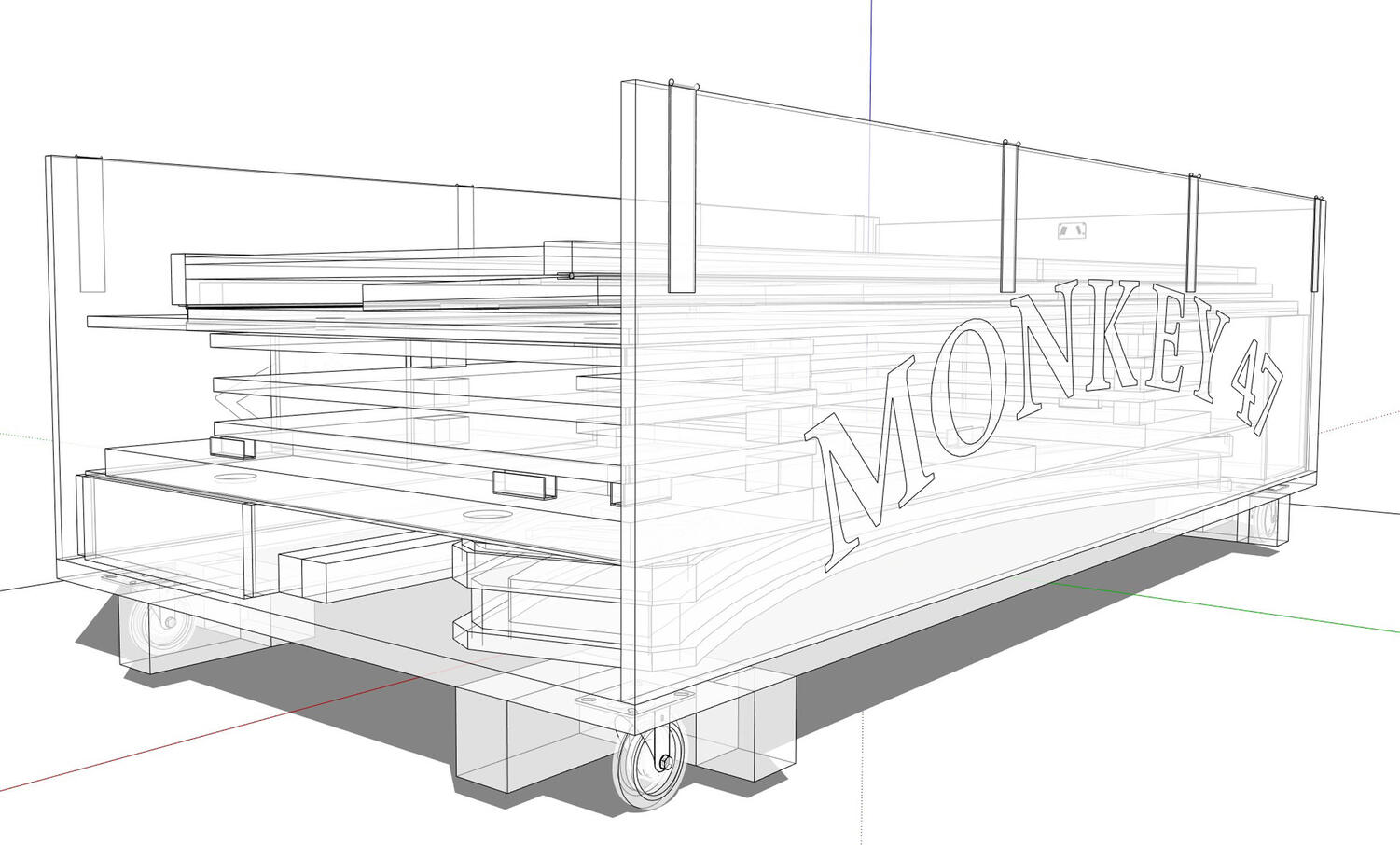 Messestand für Monkey 47 Gin – Traumobjekte