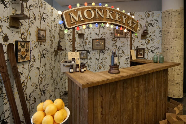 Messestand für Monkey 47 Gin – Traumobjekte